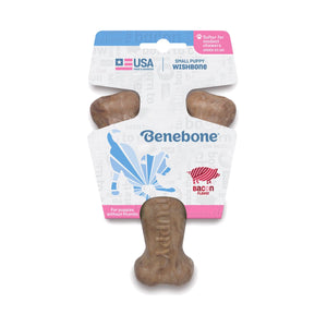 Benebone Puppy Wishbone Bacon Flavor