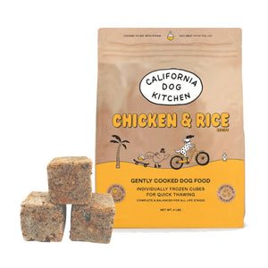 California Dog Kitchen Chicken & Rice Recipe Gently Cooked Dog Food