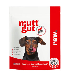 Mutt Gut Microbiome Beef Recipe Raw Dog Food