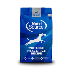 NutriSource Choice Whitefish Meal & Rice Recipe