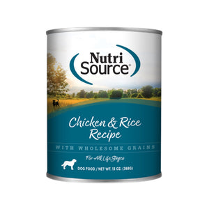 Nutrisource Chicken & Rice Recipe Canned Dog Food