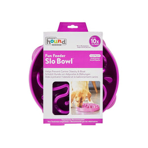 Outward Hound Slo Bowl Purple