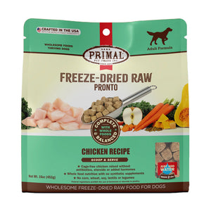 Primal Pronto Freeze-Dried Raw Chicken Recipe