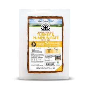 Raised Right Turkey & Pumpkin Pate Adult Dog Food