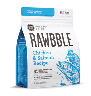 Bixbi Rawbble Chicken & Salmon Recipe Freeze Dried