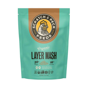 Scratch & Peck Organic Layer Mash Chicken Feed 10lb