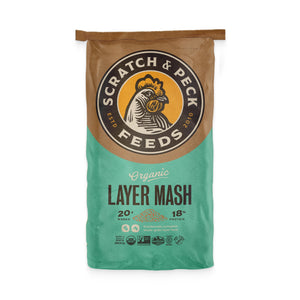 Scratch & Peck Organic Layer Mash Chicken Feed 40lb