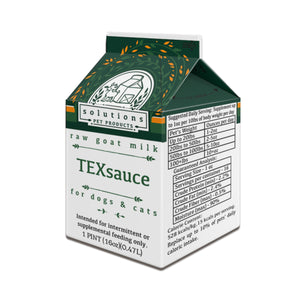 Solutions TexSauce Raw Goat Milk