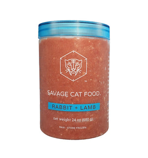 Savage Cat Raw Rabbit & Lamb