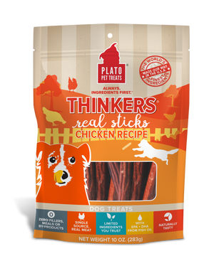 Plato Thinkers Chicken Dog Treats