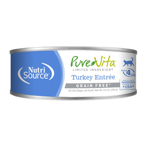 Nutrisource PureVita Limited Ingredient Grain Free Turkey Entree 5.5oz